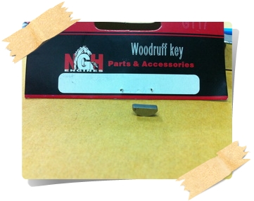 1 Woodruff Key
