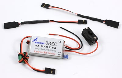 1 Hobbywing UBEC 5 Amp,Max 7.5 Amp