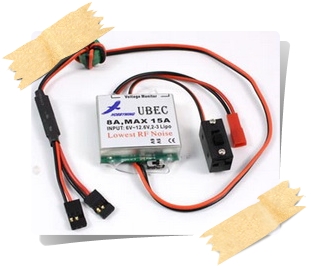 1 SPEC : UBEC HOBBY WING  8 Amp Max load 15 Amp