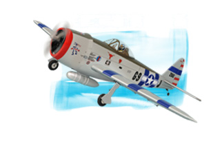 1 Thunderbolt P47 .60-120