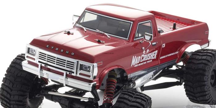 1 MAD CRUSHER 1/8 Scale Radio Control 25 Engine 4WD Monster Truck Readyset